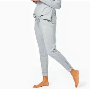 Lilly Pulitzer Evia shimmer terry jogger